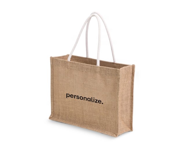 Sacola Sustent�vel de Juta para Kit OnboardingSacola Sustent�vel de Juta para Kit Onboarding