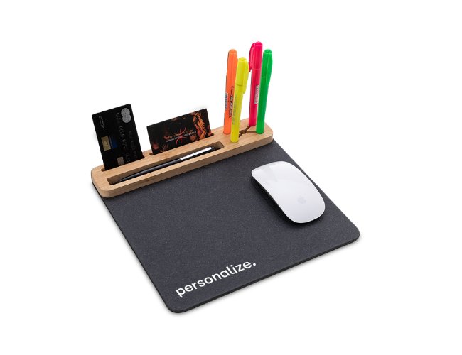 Mouse Pad Organizador Corporativo para Kit Onboarding