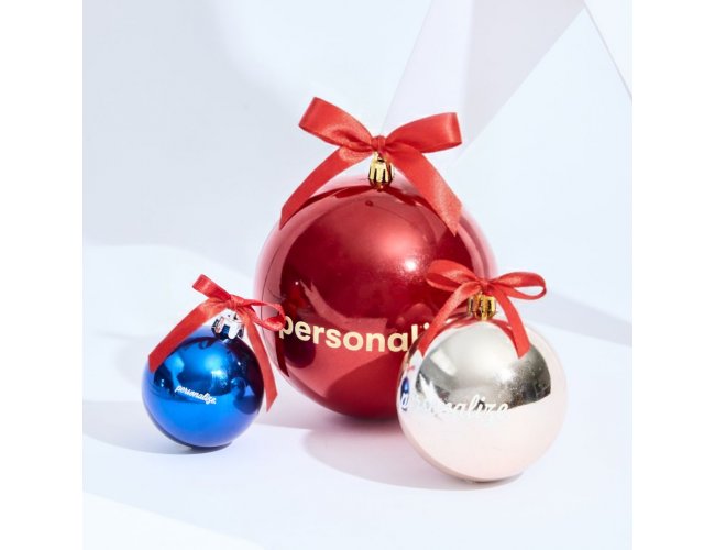Bolas Natalinas Metlicas Personalizadas