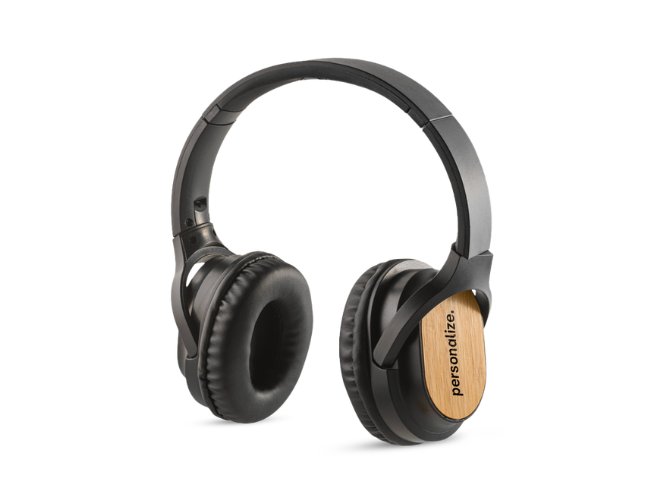 Headphone Premium em Bambu para Kit Onboarding