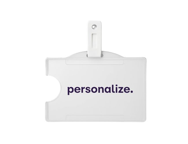 Porta Crachá PVC Rígido - Kit Onboarding