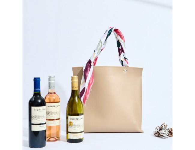Porta Vinho em Bidins com Ala em Leno