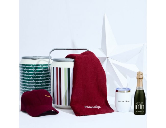 Kit Cooler Final de Ano Tropical Personalizado