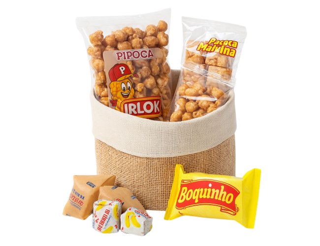 KIT JUNINO JUTA COM DOCES JUNINOS