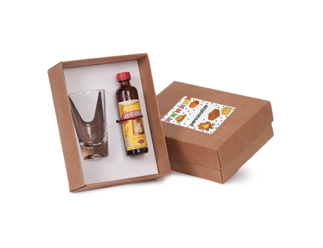 KIT CACHAA PARA FESTA JUNINA | BRINDE CORPORATIVO